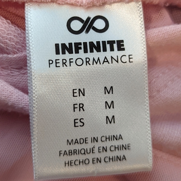 INFINITE PERFORMANCE " VIBES" crop top hoodie - medium - Picture 3 of 4